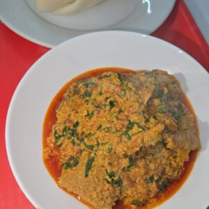 Egusi Soup & Poundo