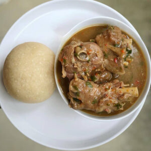 Nsala Soup & Poundo